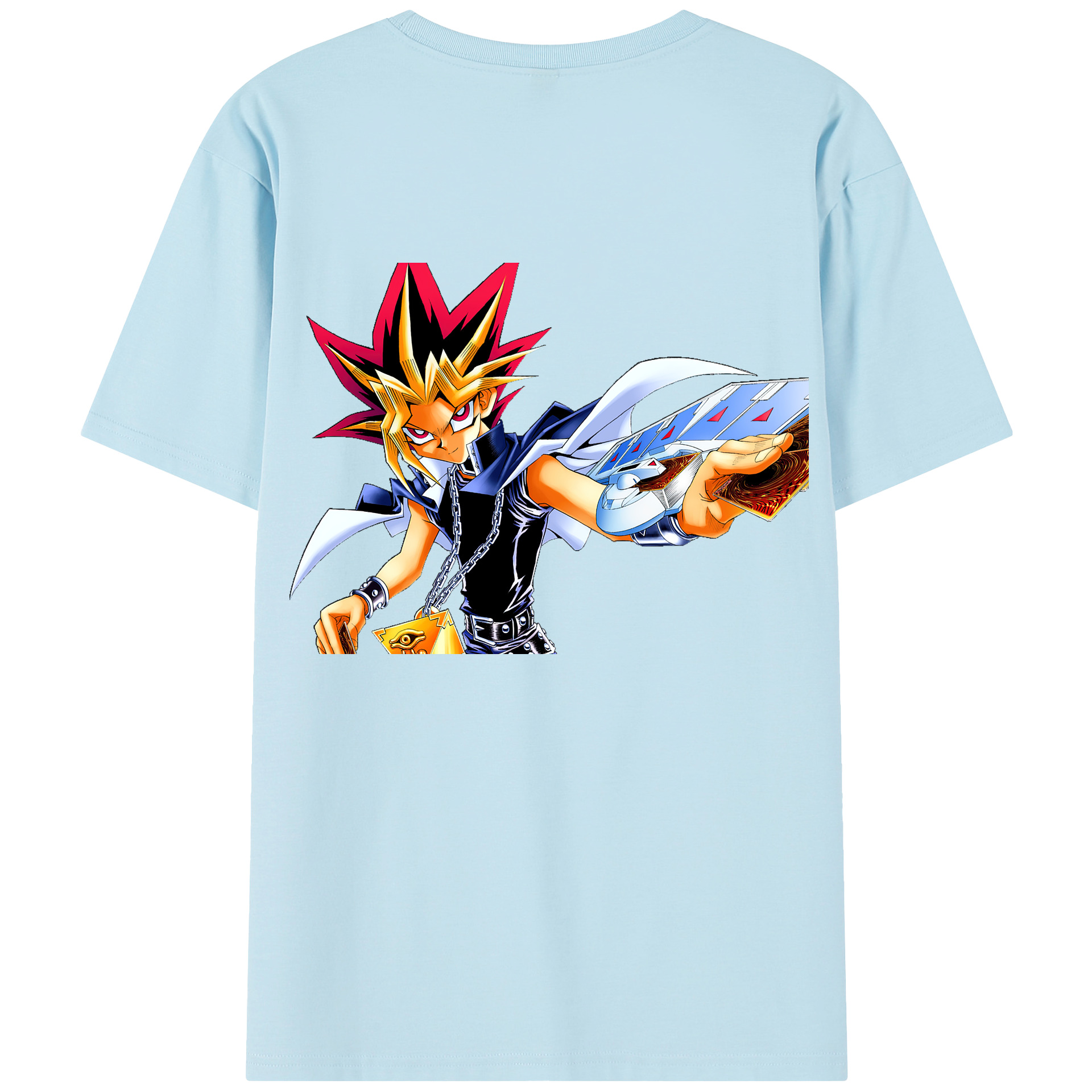 （画像用） 遊☆戯☆王 Yu-Gi-Oh! 綿100％半袖Tシャツ（背面プリント）